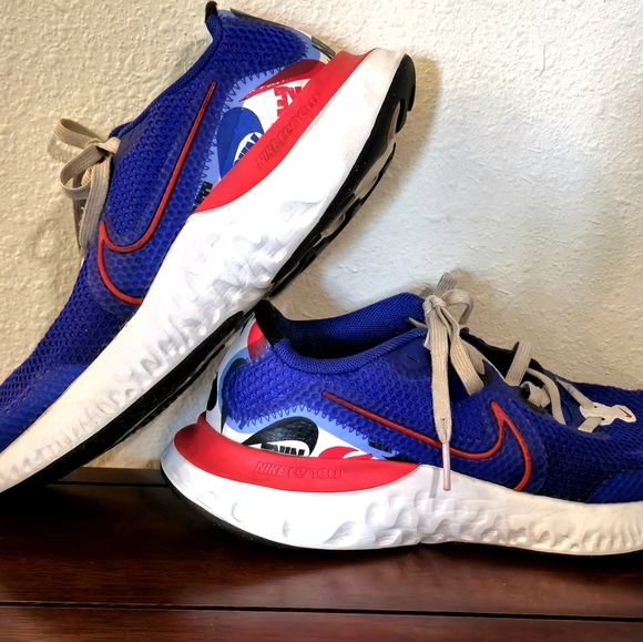 Kids Nike Renew size 5 Y Blue Sneakers - Picture 5 of 12